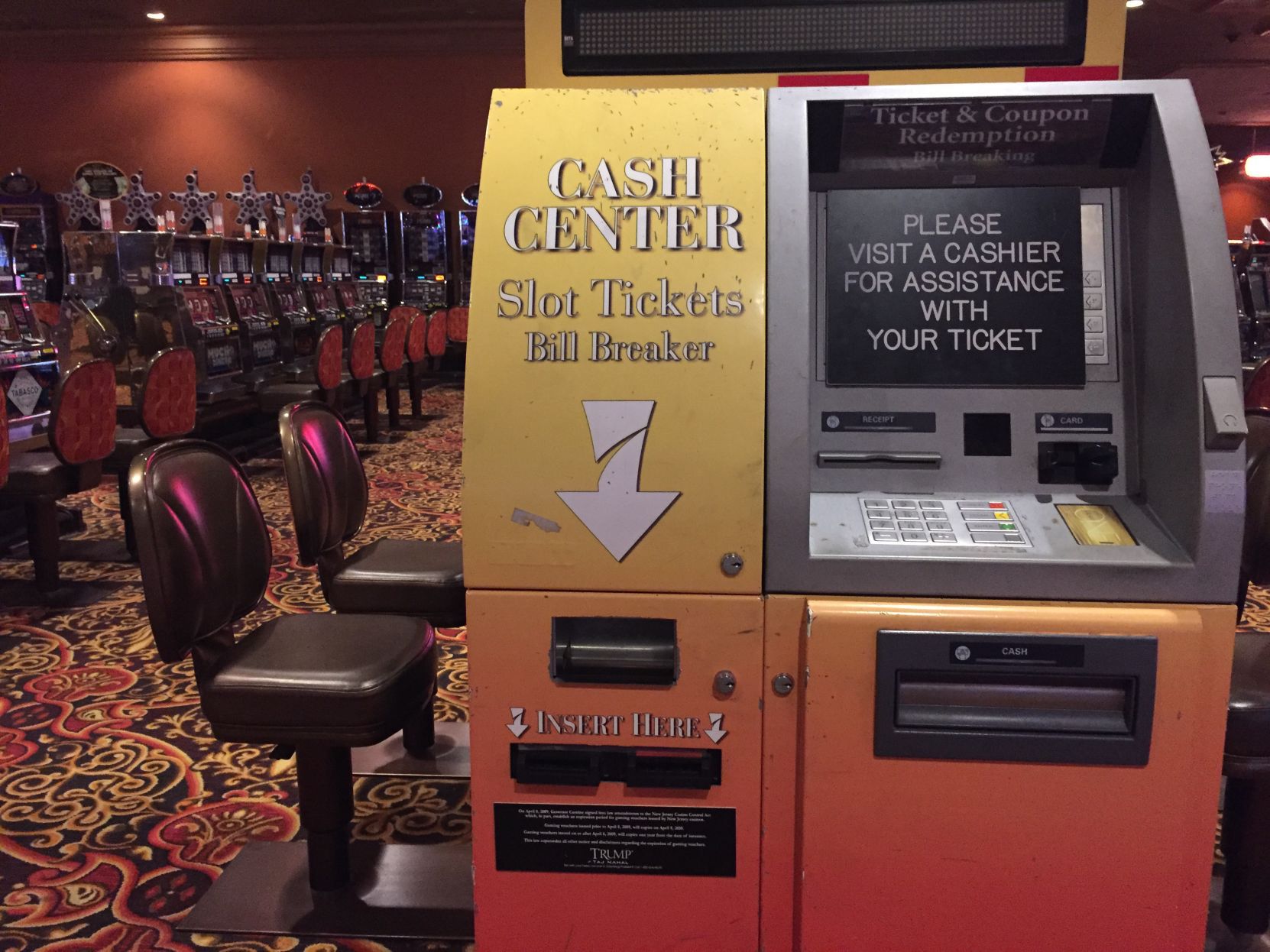 Last three hours at Trump Taj Mahal
